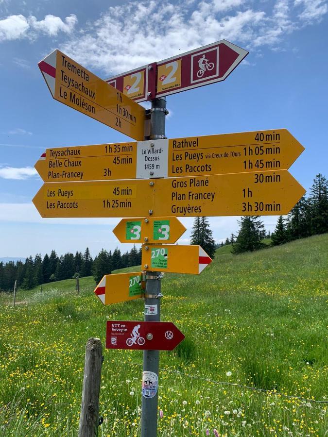 Boutique Hotel Corbetta - Spa 60M2 - La Montagne A 5 Minutes De L'Autoroute A12 Aux Paccots Sur Montreux - Nouveau Loft Familial - Profitez Du Lac Leman Et Des Montagnes En Meme Temps Les Paccots Екстер'єр фото